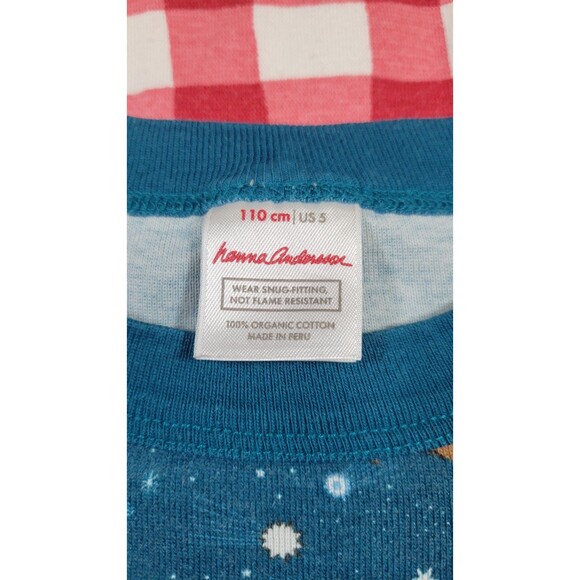 Hanna Andersson & Honest Baby Holiday Pajama Bundle  Size 5–6 (110 cm)‎ - Picture 4 of 8